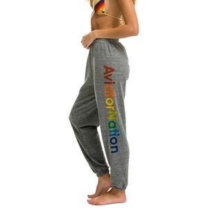 AVIATOR NATION SWEATS-HEATHER GREY